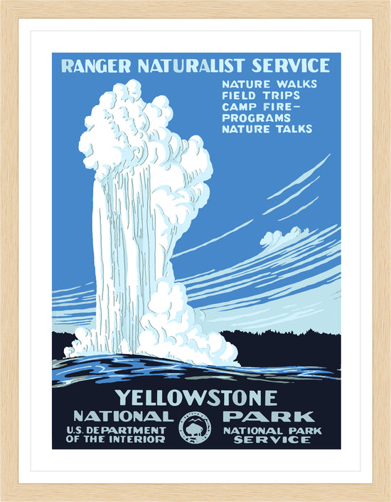 Yellowstone National Park – Vintage WPA Poster