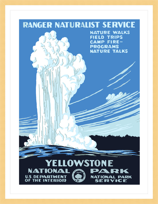 Yellowstone National Park – Vintage WPA Poster