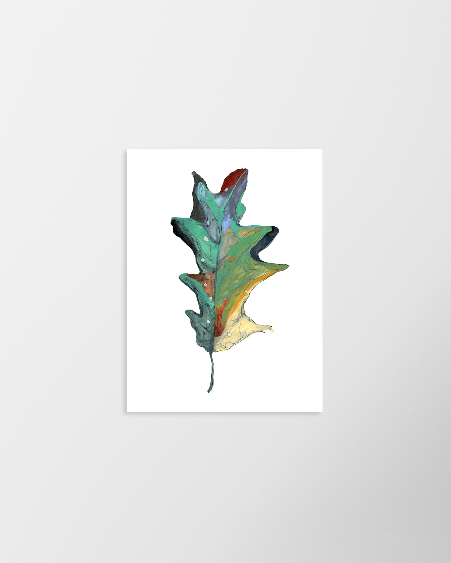 Oak Leaf – print by Malaika Ross