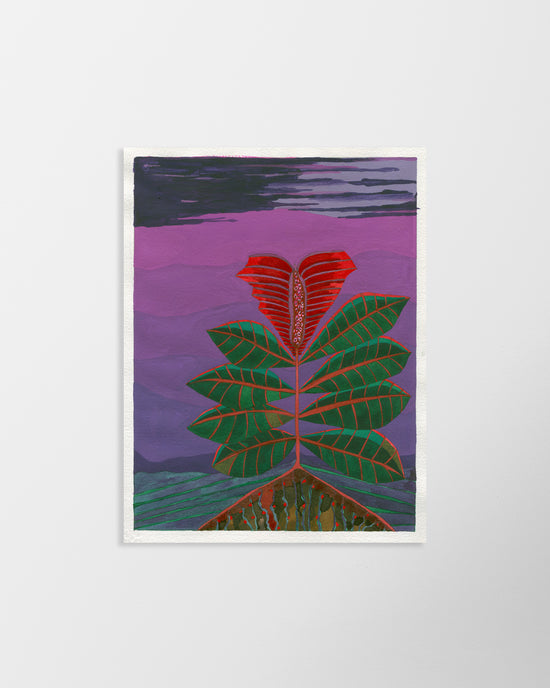 Novel Botanical: 12 - print by Malaika Ross