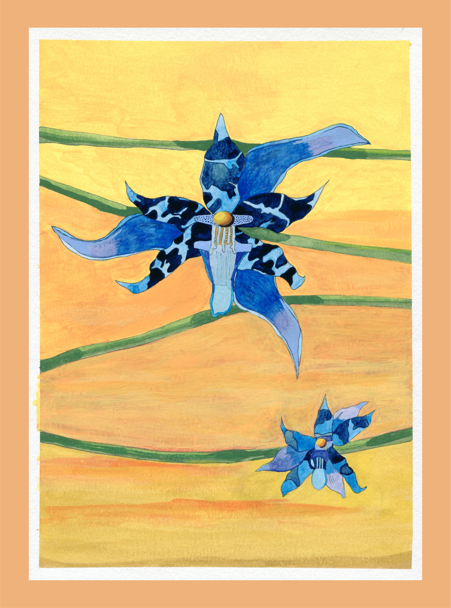 Novel Botanical: 16 - print by Malaika Ross