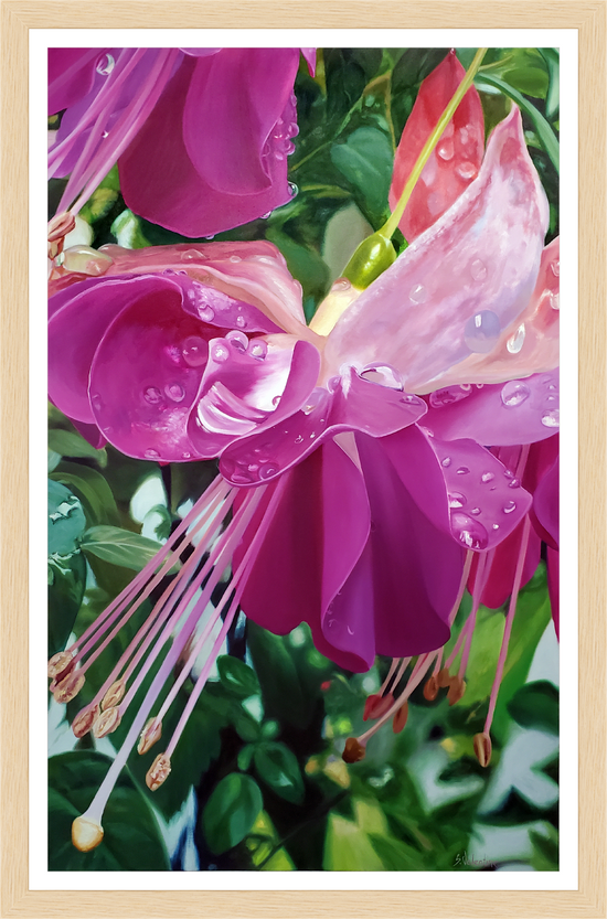 Load image into Gallery viewer, Fuschia 2 – print by Susan Valentine
