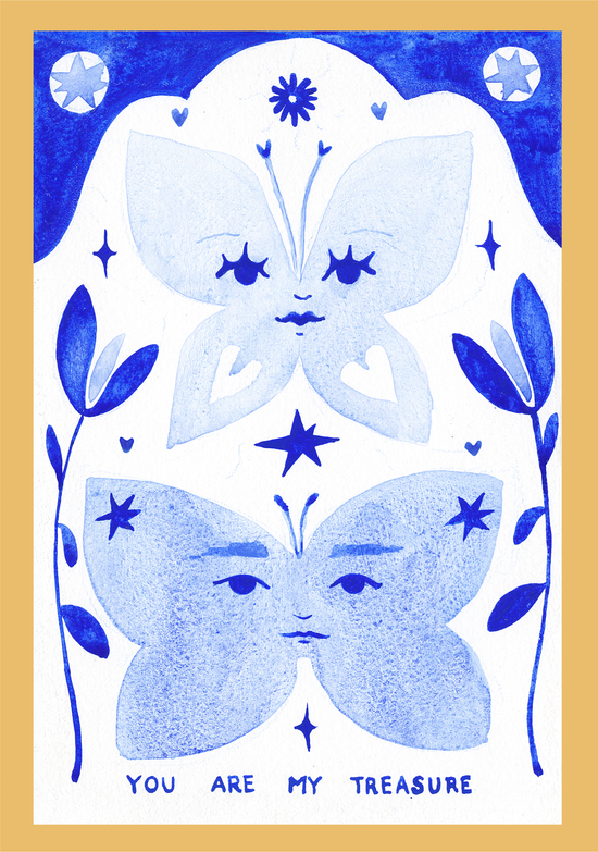 You Are My Treasure - print by Lena Mac