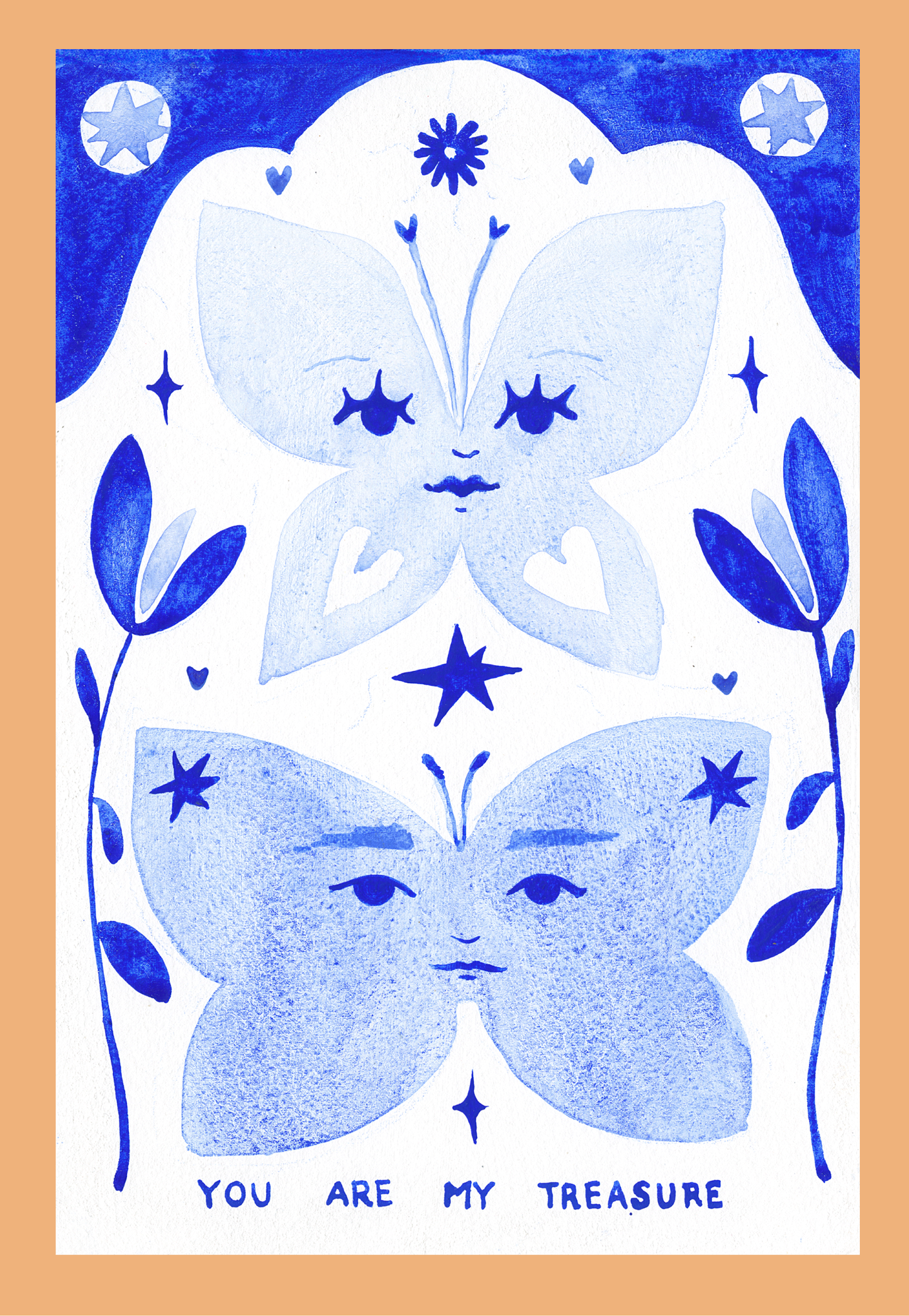 You Are My Treasure - print by Lena Mac