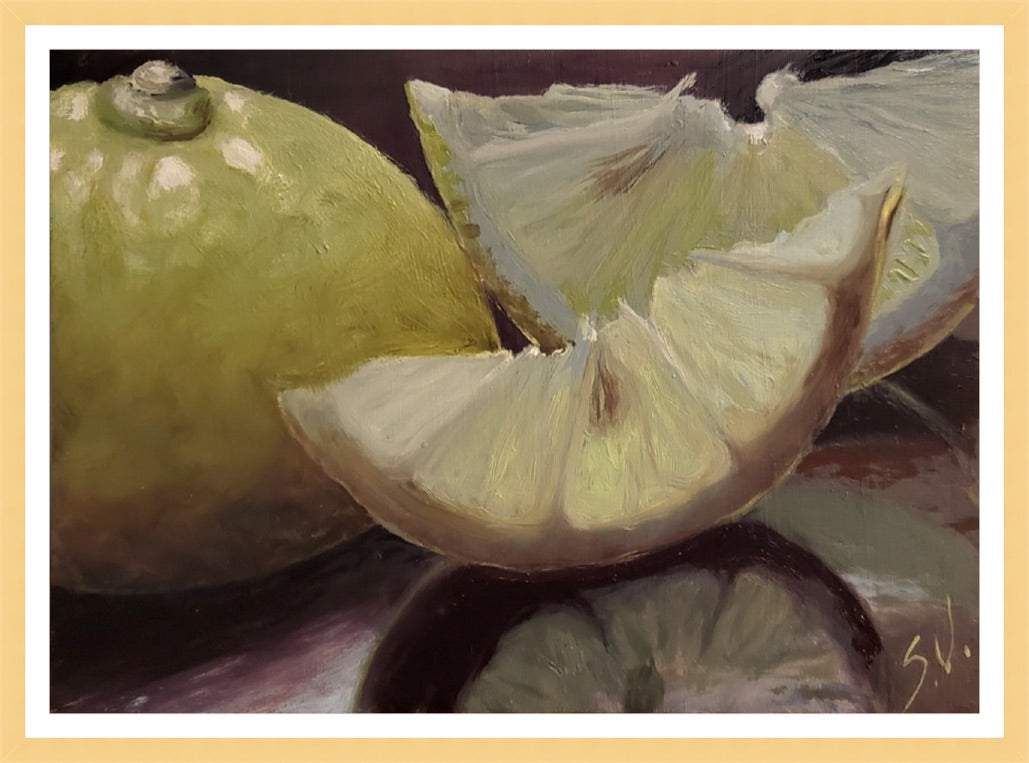 Arlyn's Lemon – print by Susan Valentine