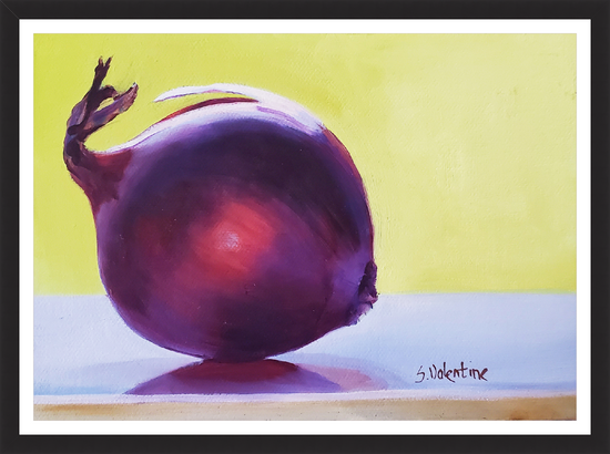 Load image into Gallery viewer, onion-red – print by Susan Valentine
