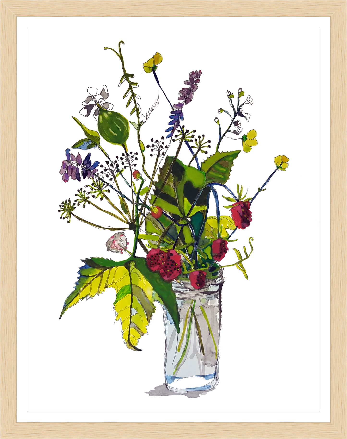 Fruit Bouquet – print by Malaika Ross