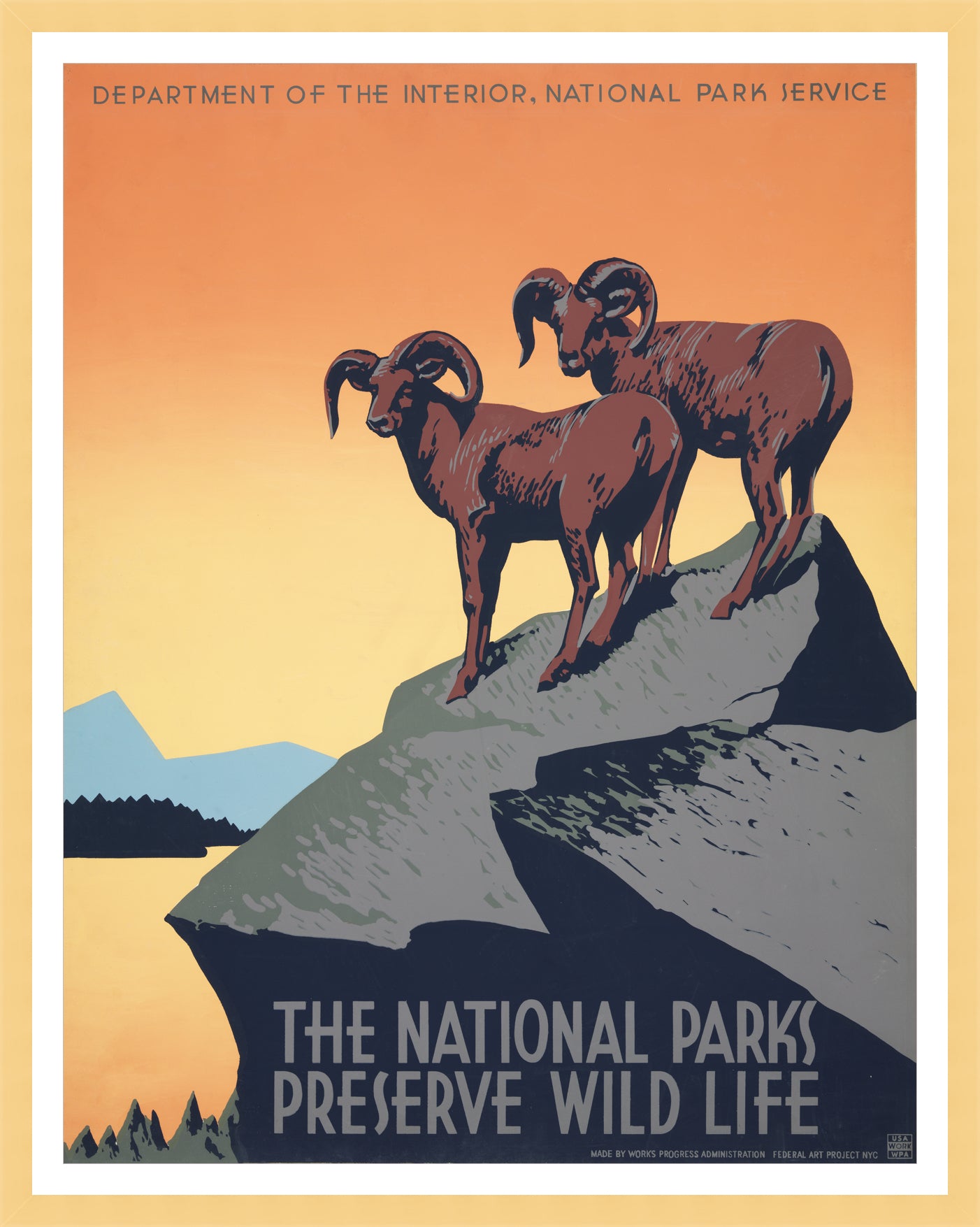 Load image into Gallery viewer, Preserve Wild Life – Vintage WPA Poster
