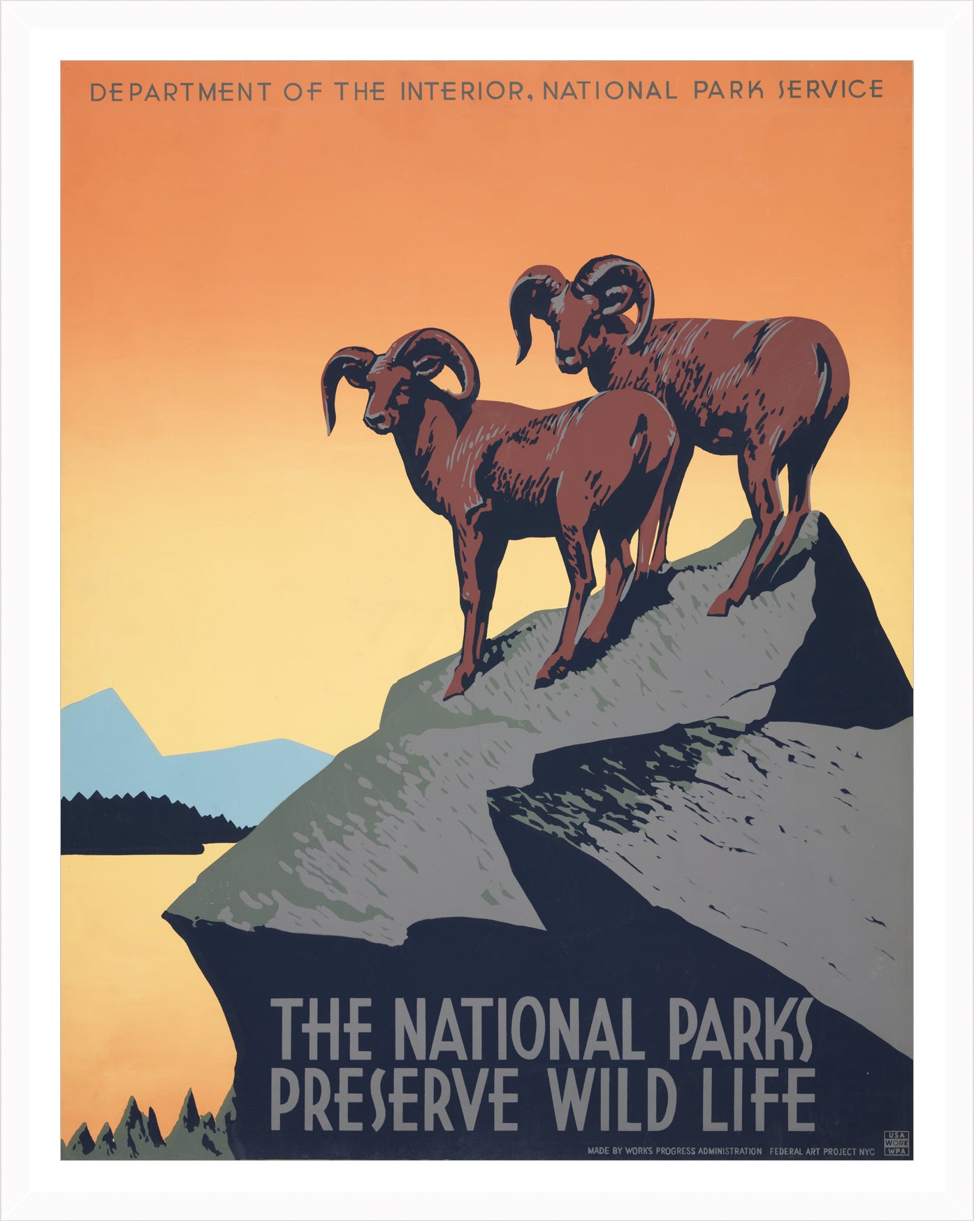 Preserve Wild Life – Vintage WPA Poster