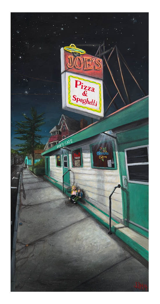 Joe's Pizza & Spaghetti  - print by Jesse Morgan