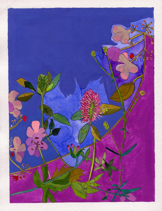 Nouveau Botanical: 3 - print by Malaika Ross