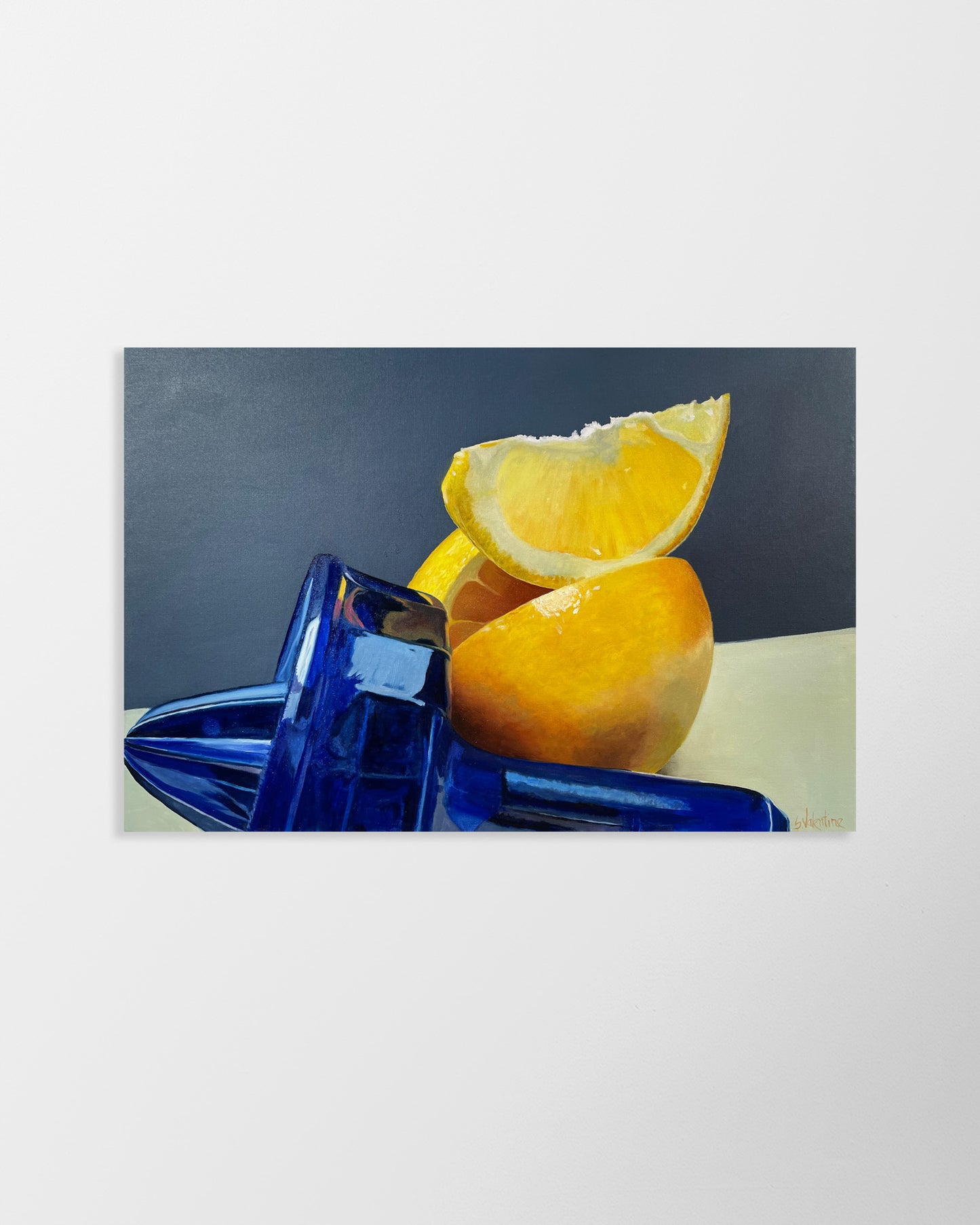 Load image into Gallery viewer, Cobalt Navel – print by Susan Valentine
