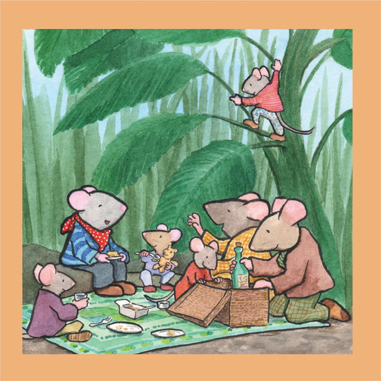 Paper Mouse's Picnic - Print by David Hyde Costello