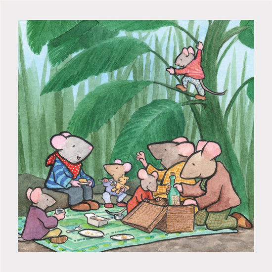 Paper Mouse's Picnic - Print by David Hyde Costello