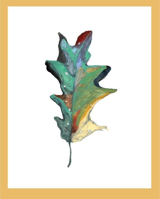 Maple Leaf – print by Malaika Ross