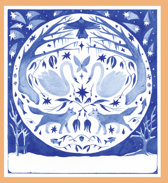 Winter Walking - print by Lena Mac