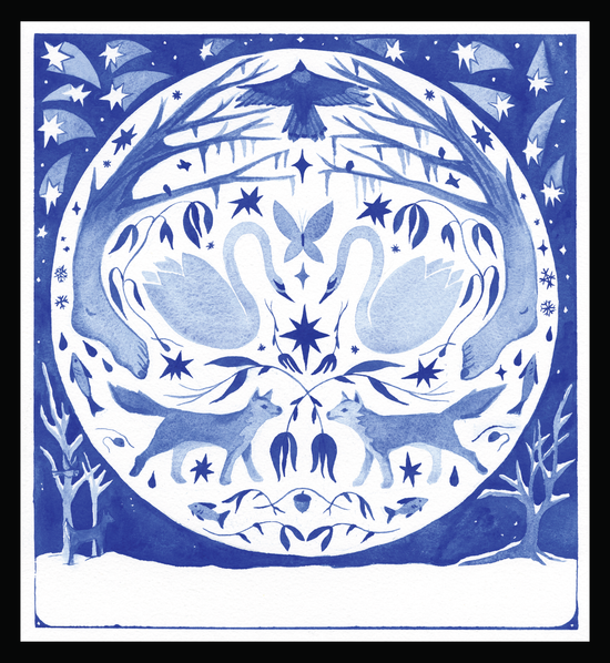 Winter Walking - print by Lena Mac