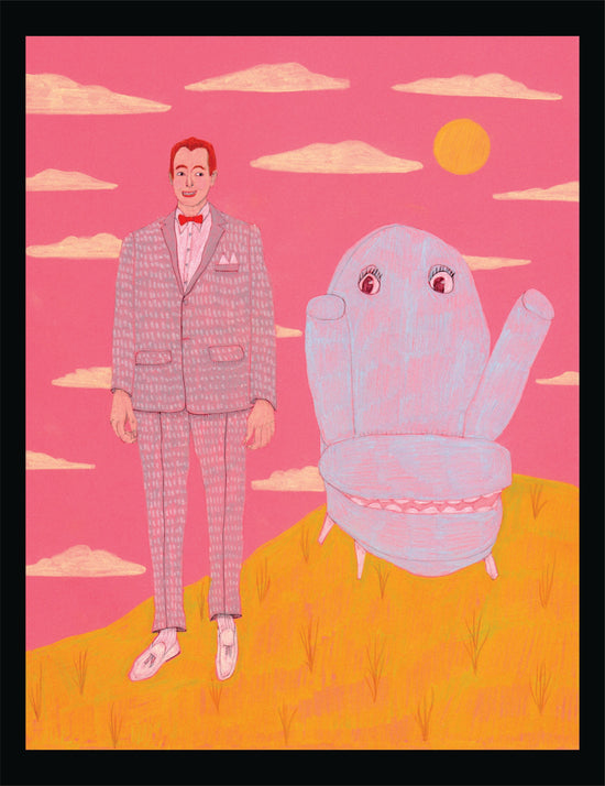 Peewee and Chairry - print by Rhea Mack