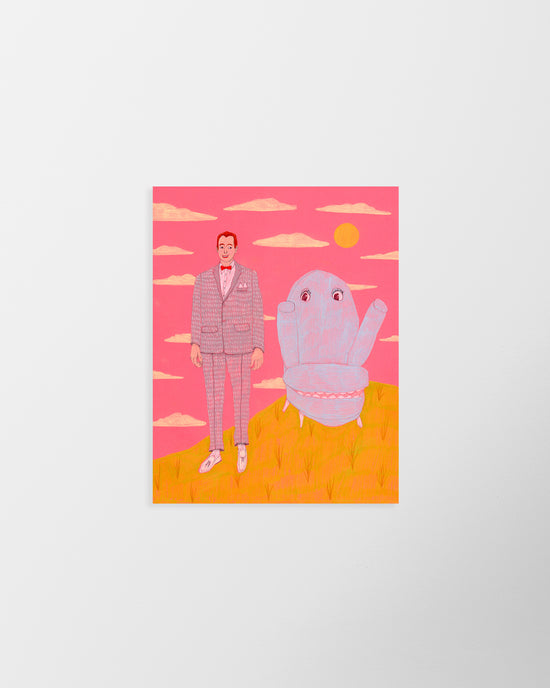 Peewee and Chairry - print by Rhea Mack