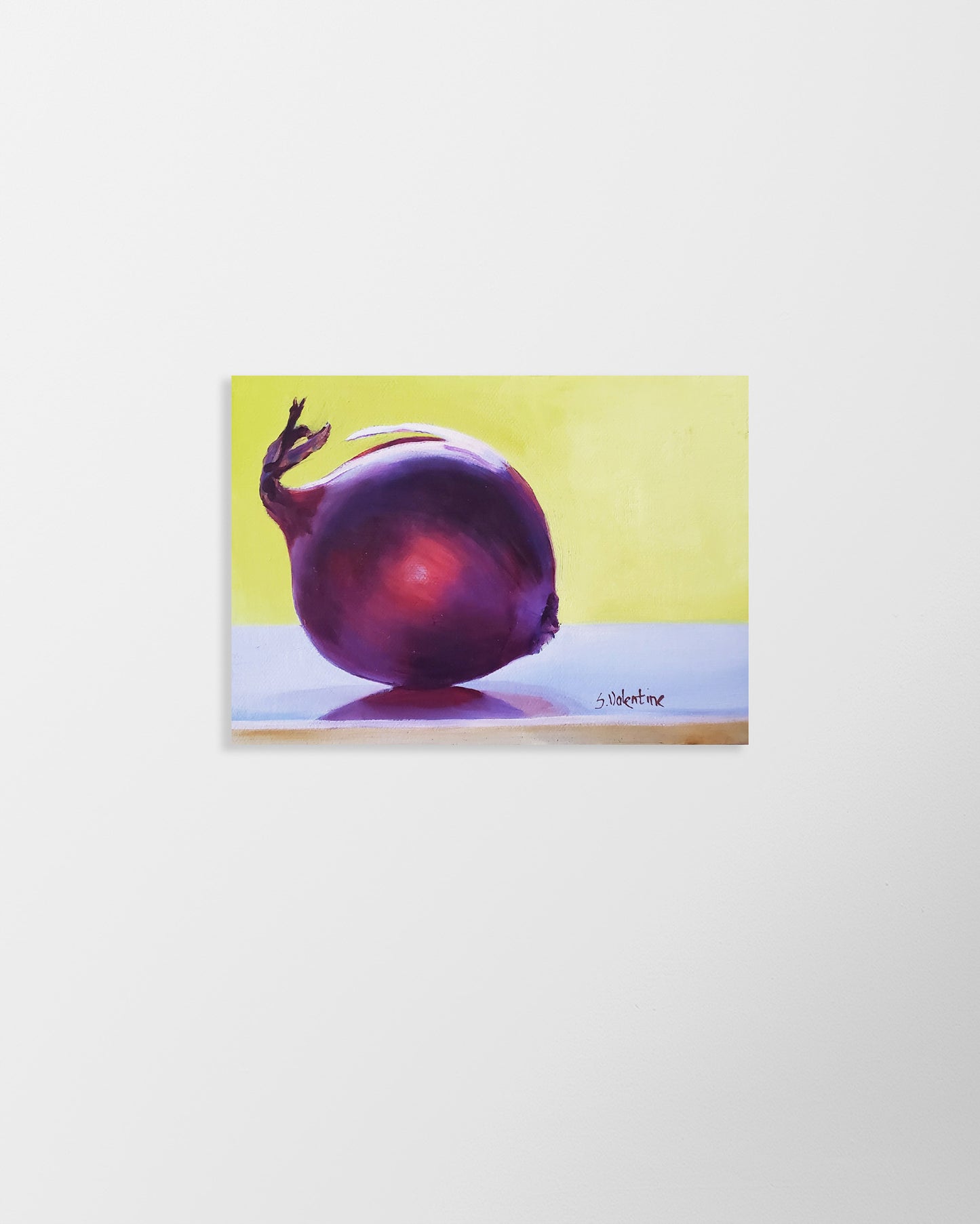 onion-red – print by Susan Valentine