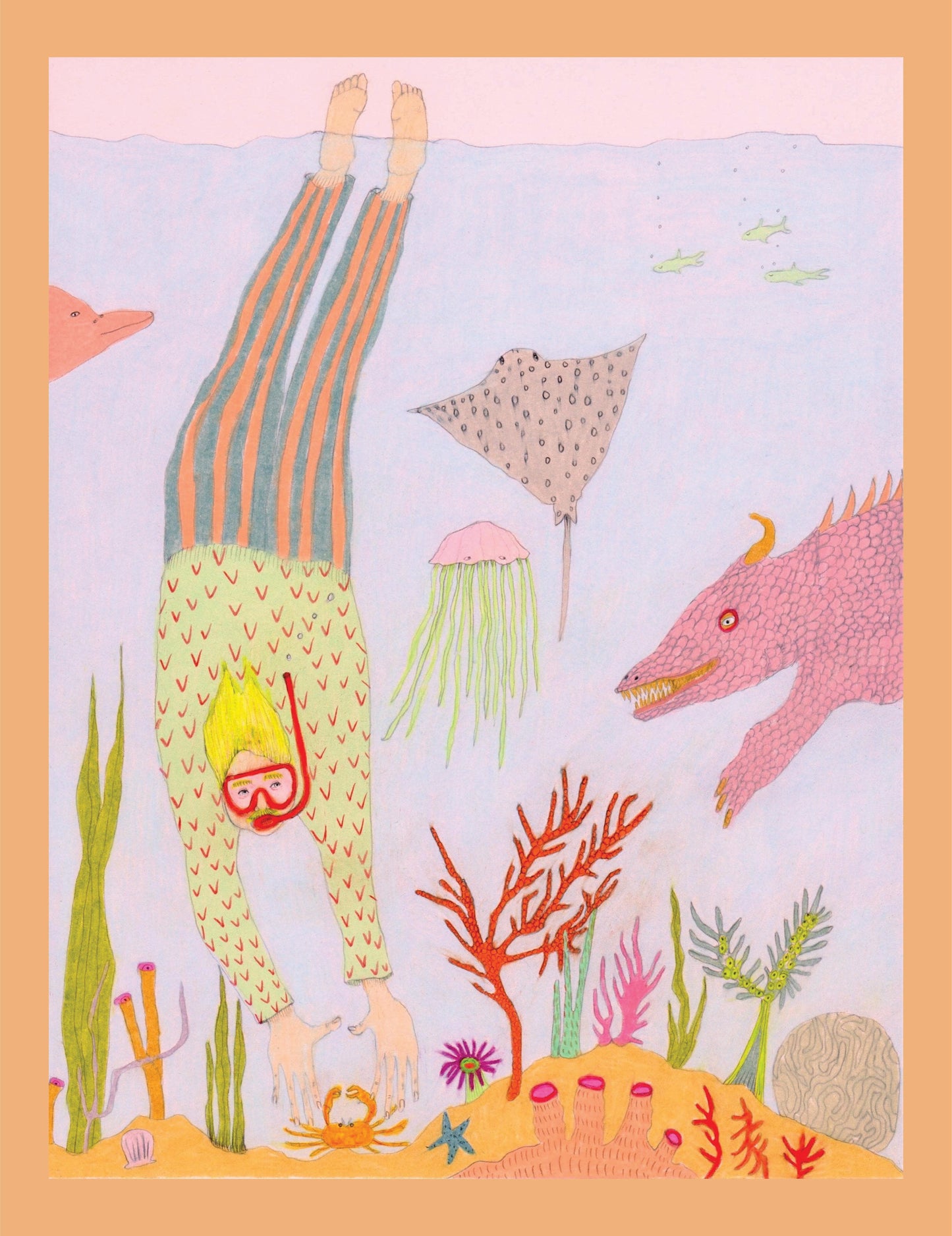 The Sea Monster - print by Rhea Mack