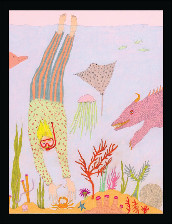 The Sea Monster - print by Rhea Mack