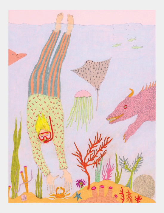 The Sea Monster - print by Rhea Mack