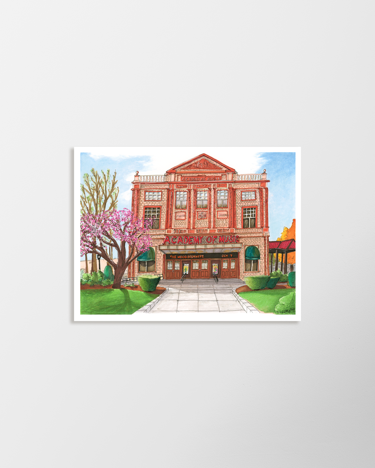 Academy of Music - print by Jesse Morgan