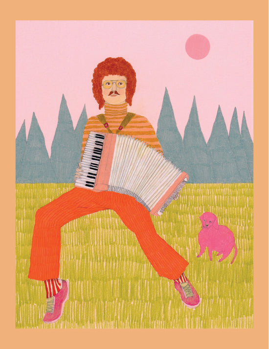 Weird Al - print by Rhea Mack