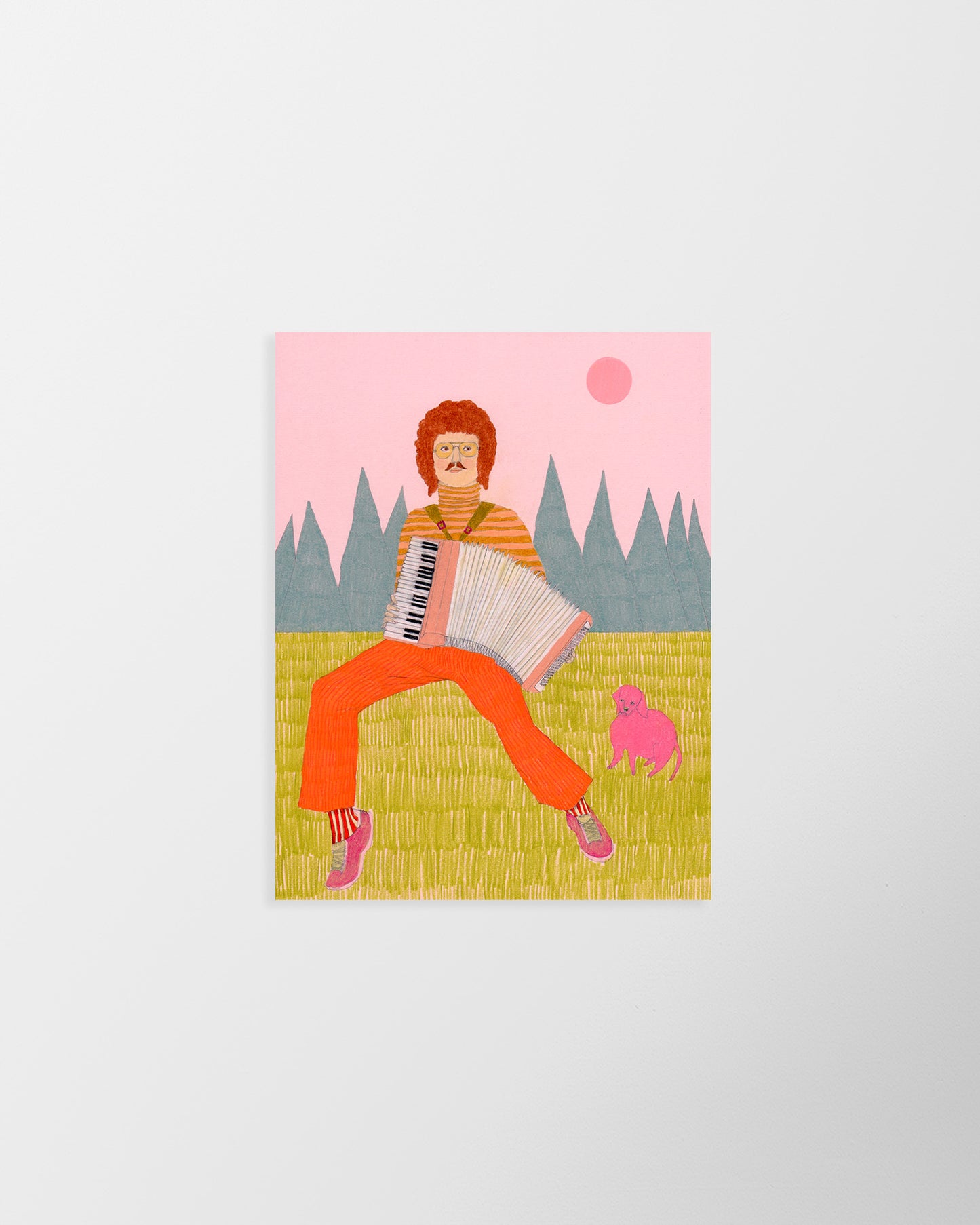 Weird Al - print by Rhea Mack