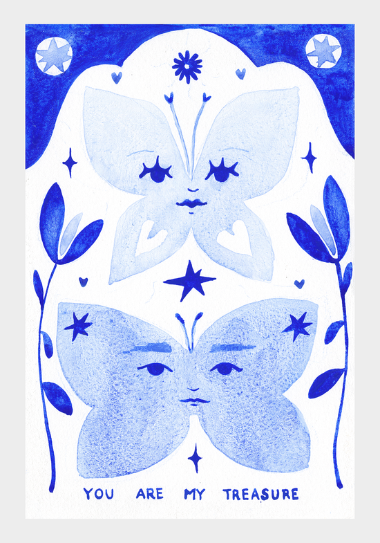 You Are My Treasure - print by Lena Mac