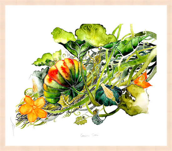 Garden Snail - Print by Pete Sandker