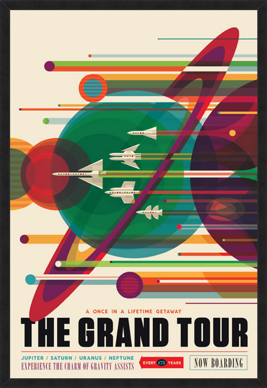The Grand Tour – NASA /JPL Visions of the Future Poster