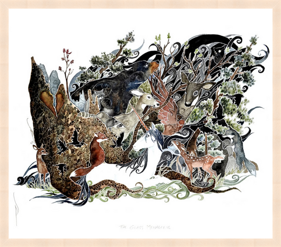 The Glass Menagerie - Print by Pete Sandker