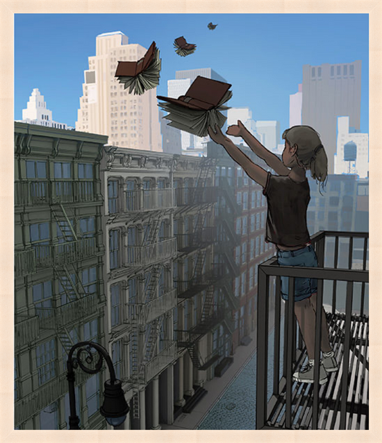 Cargar imagen en el visor de la galería, New Yorker Cover– signed print by Aaron Becker
