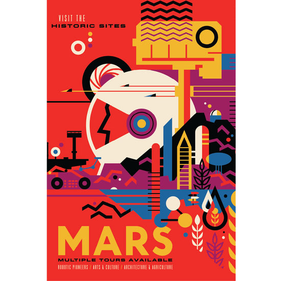 Load image into Gallery viewer, Marz – NASA /JPL Visions of the Future Poster
