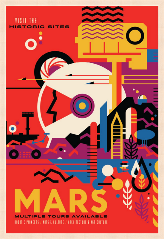 Marz – NASA /JPL Visions of the Future Poster