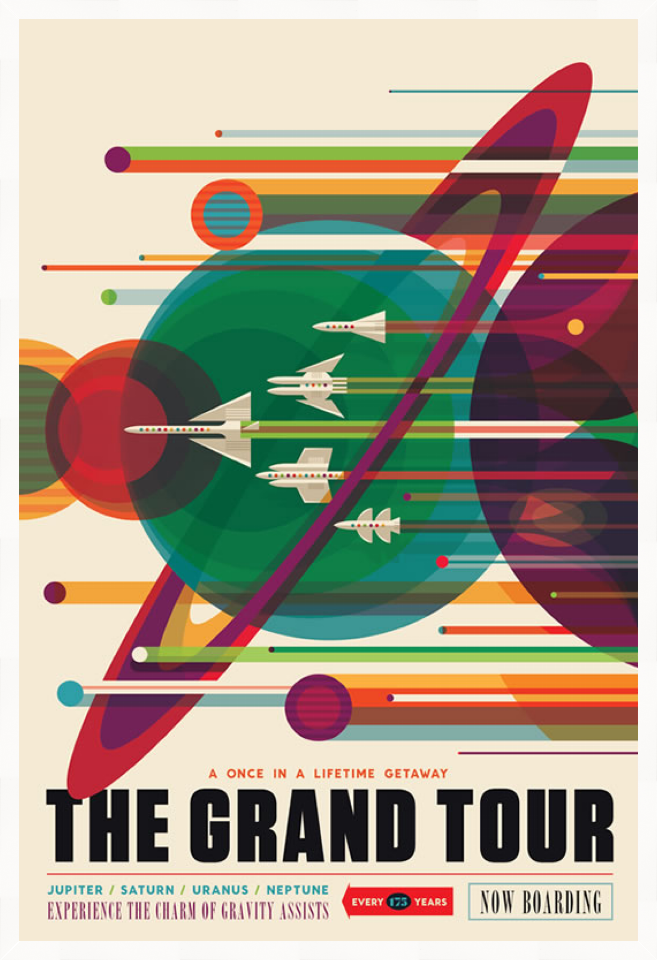 The Grand Tour – NASA /JPL Visions of the Future Poster