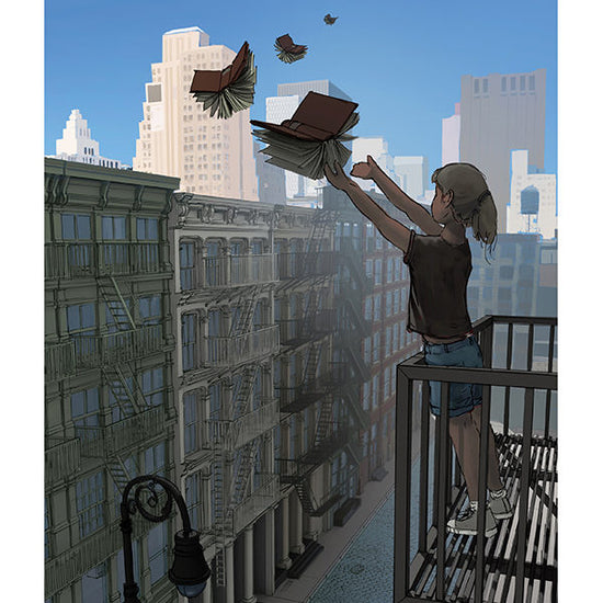 Load image into Gallery viewer, New Yorker Cover– signed print by Aaron Becker
