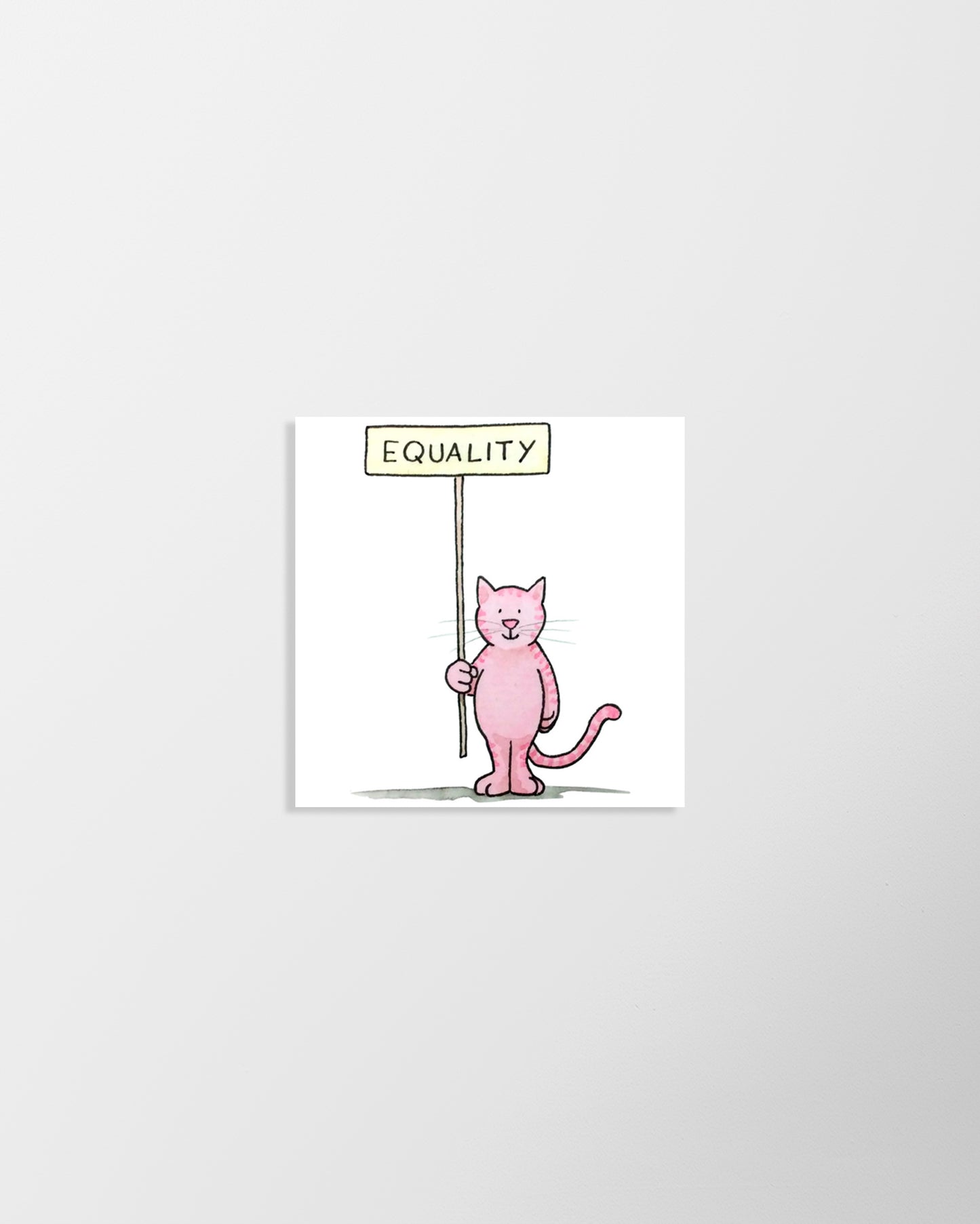 Load image into Gallery viewer, Equality Kitty – signed print by David Hyde Costello
