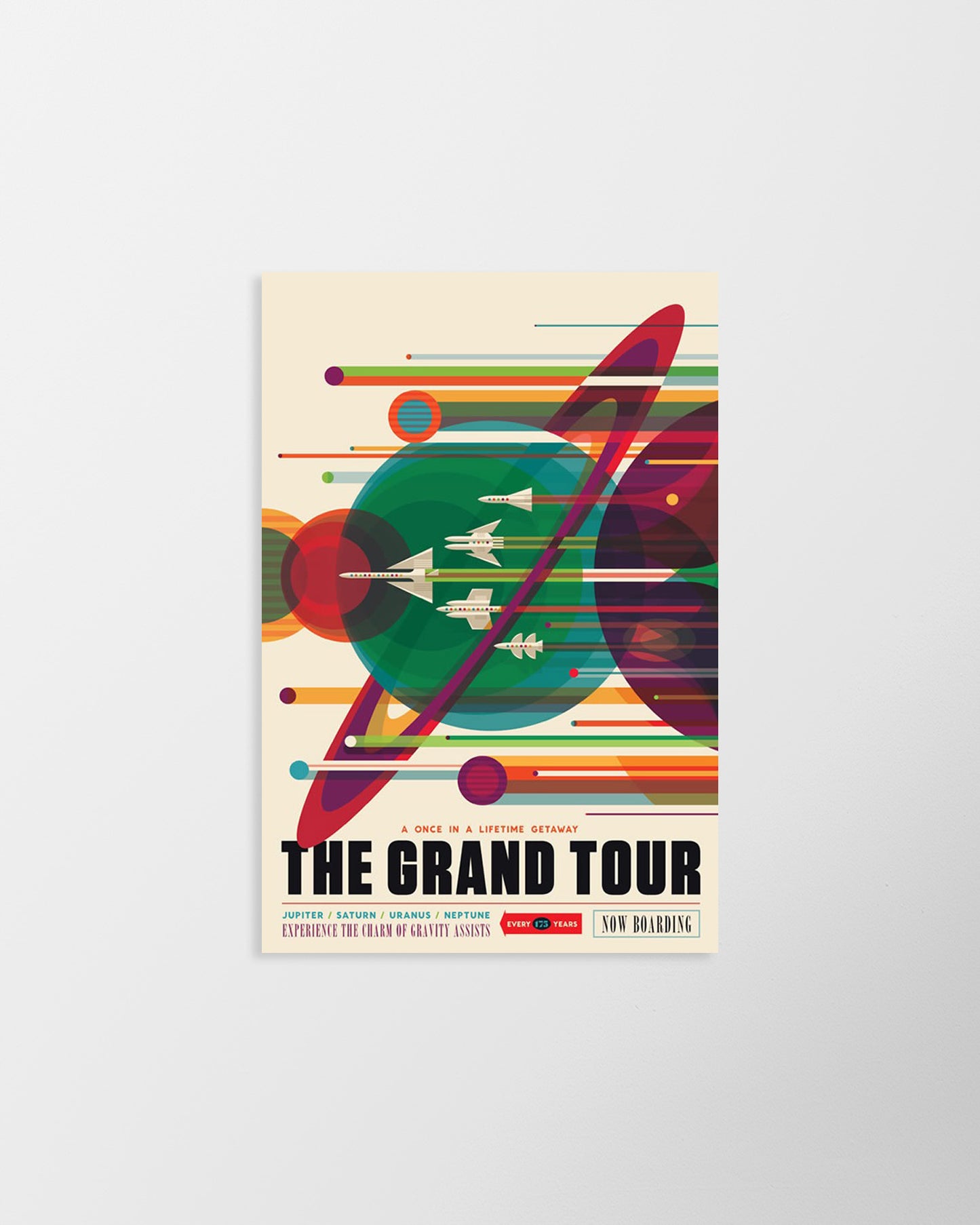 Load image into Gallery viewer, The Grand Tour – NASA /JPL Visions of the Future Poster
